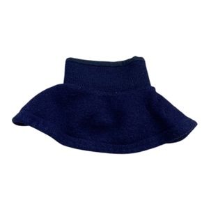 Pull over the head scarf WOOL 3T blue